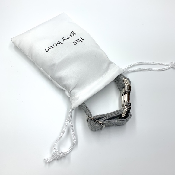 Dog Collar & Leash Set: Heather Grey - Picture 6 of 8